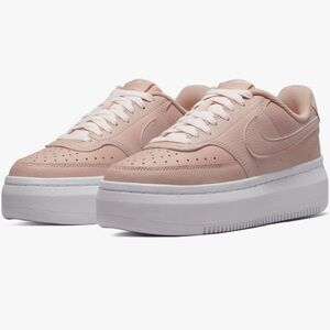 Nike Women's Blush Pink Platform Sneakers
